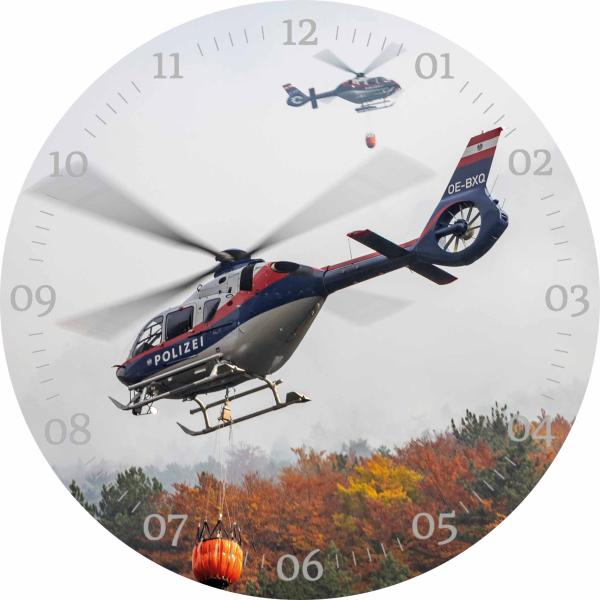 Glasuhr FEUERWEHR 29cm - FW23